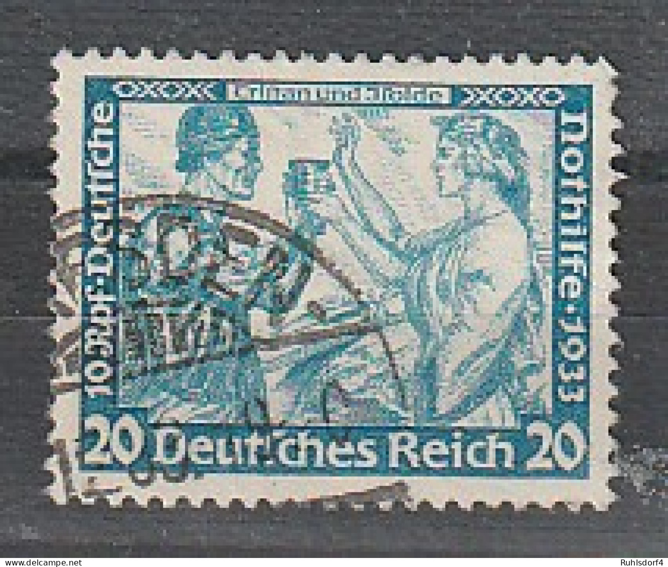 20 Pfennig Wagner In B-Zähnung, Gest., Geprüft - Autres & Non Classés