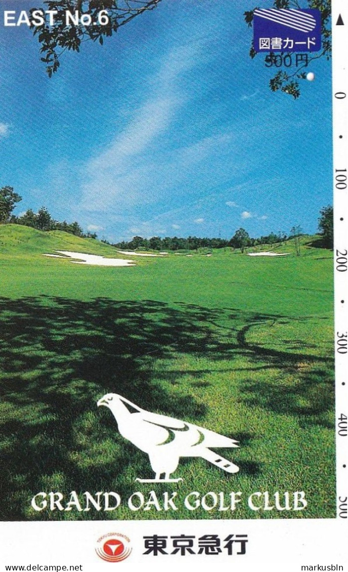 Japan Prepaid Library Card 500 - Grand Oak Golf Club Eagle - 1 Hole Use Only - Giappone