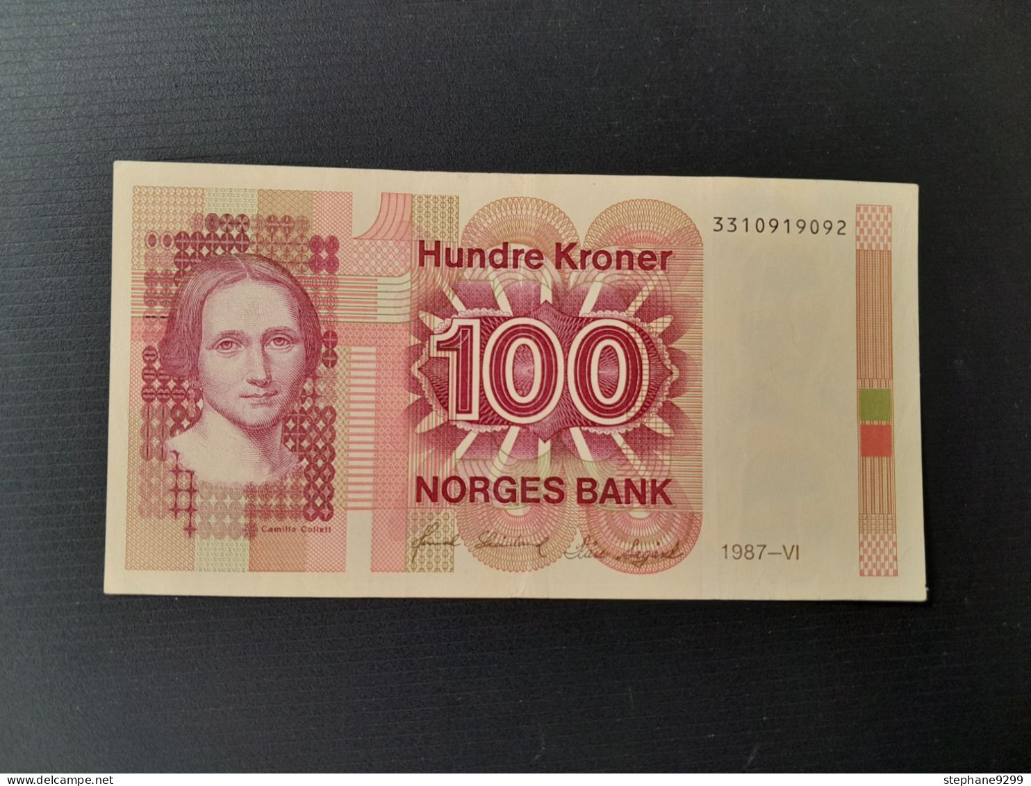NORVEGE 100 KRONER 1987.SUP - Noruega