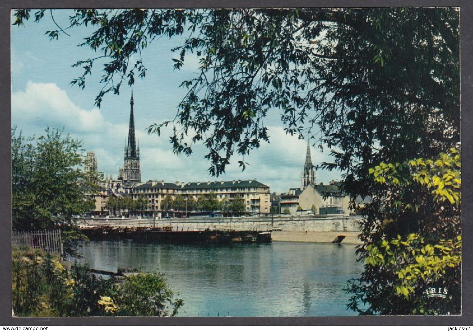 123682/ ROUEN, La Cathédrale Vue De L'île Lacroix - Rouen