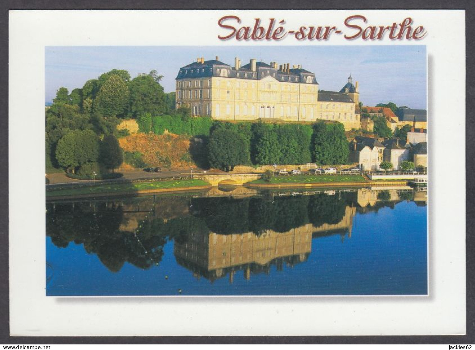 121595/ SABLÉ-SUR-SARTHE, La Sarthe Et Le Château - Sable Sur Sarthe