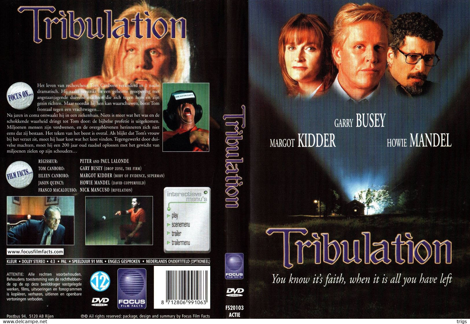 DVD - Tribulation - Policiers