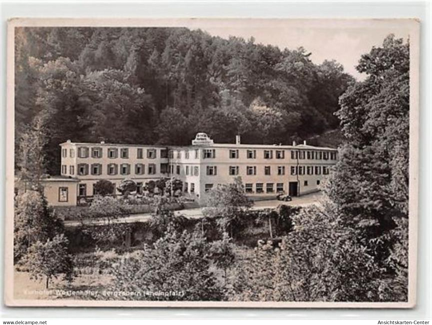 39097907 - Bad Bergzabern. Kurhotel Westenhoefer Ungelaufen  Leicht Fleckig, Leichte Eckabschuerfungen, Sonst Gut Erhal - Bad Bergzabern