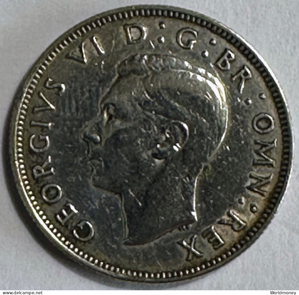 United Kingdom 2 Shillings 1944 (Silver) - J. 1 Florin / 2 Schillings