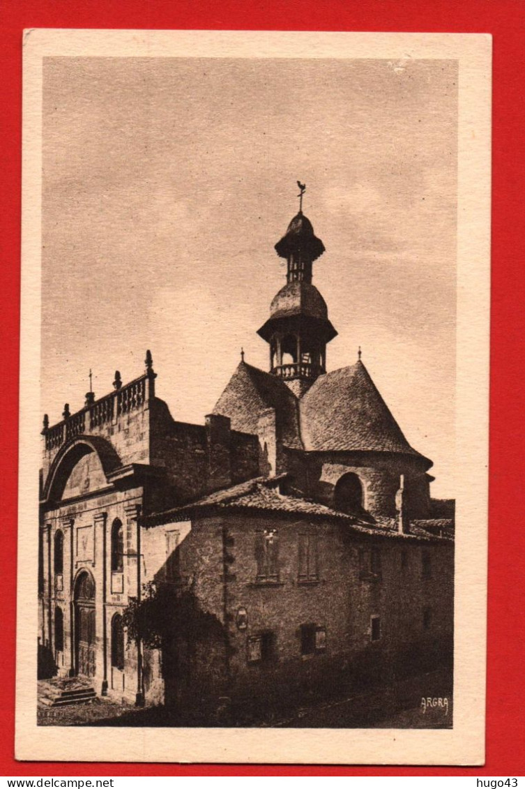 (RECTO / VERSO) VILLEFRANCHE DE ROUERGUE - N° 207 - EGLISE DES PENITENTS NOIRS AU XVIIe SIECLE - CPA - Villefranche De Rouergue