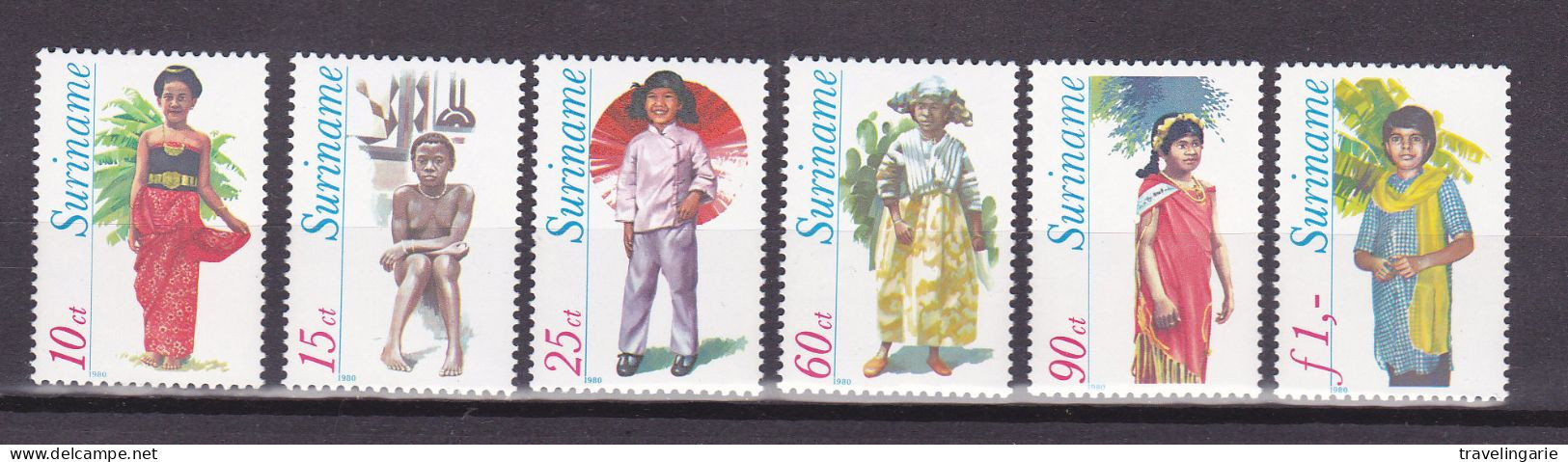 Suriname 1980 Children's Dress/costumes MNH/** - Kostüme