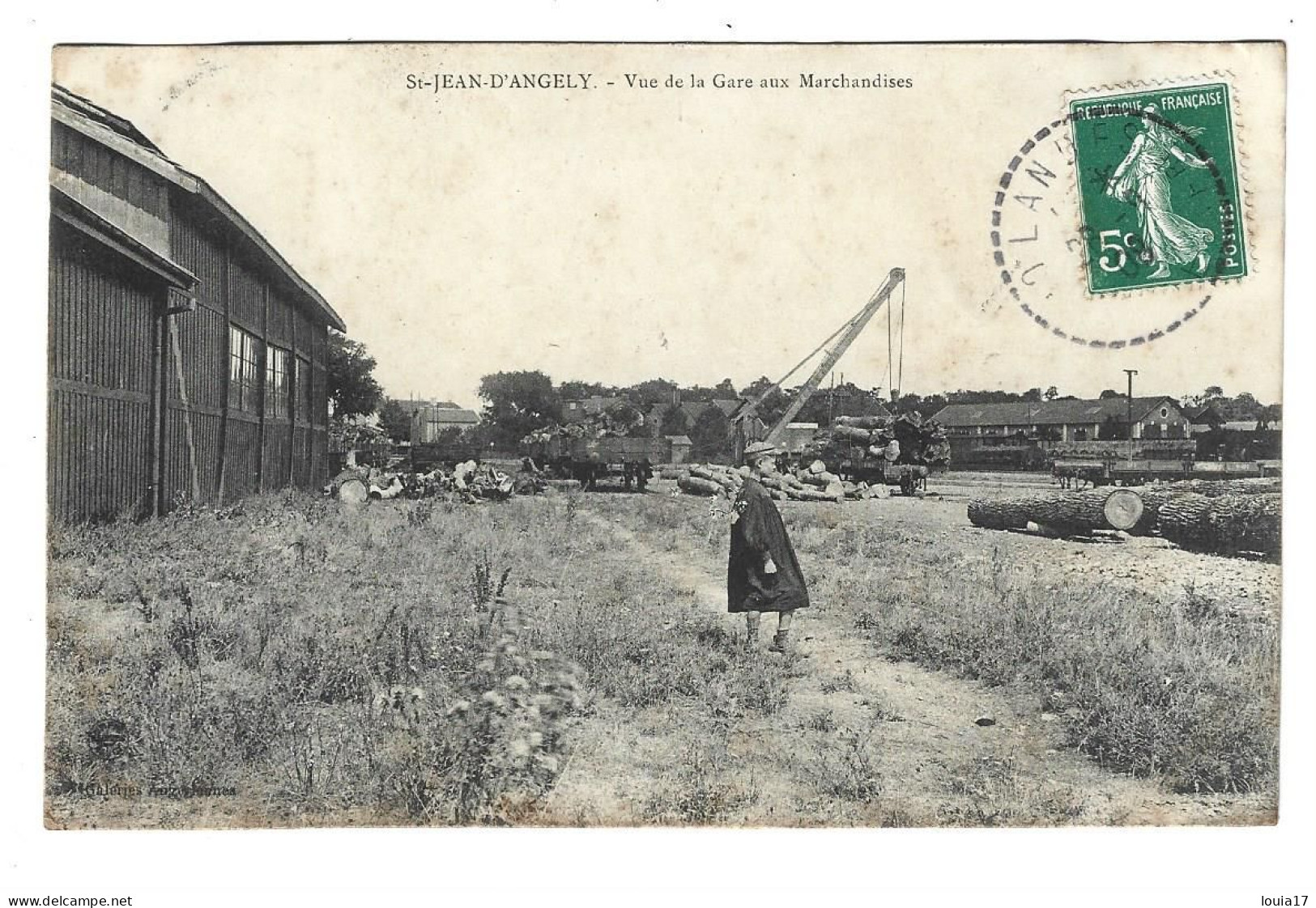 17 -  St Jean D'Angély - Vue De La Gare Aux Marchandises - Saint-Jean-d'Angely