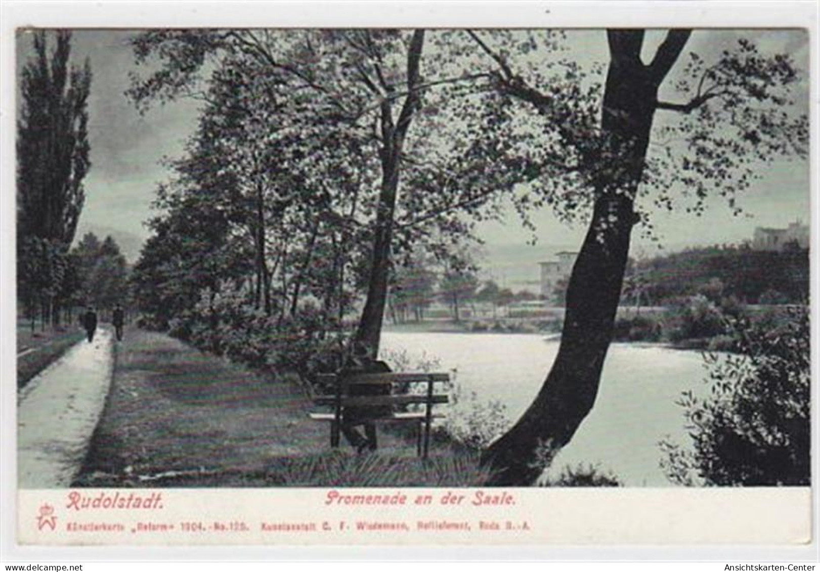 39042007 - Rudolstadt. Promenade An Der Saale Ungelaufen  Gute Erhaltung. - Rudolstadt