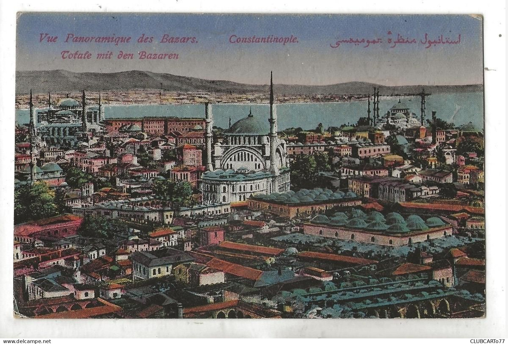 Istambul Ou Constantinople (Turquie) : Vue Aérienne Générale Sur Les Quartier Des Bazars En 1915 PF. - Türkei