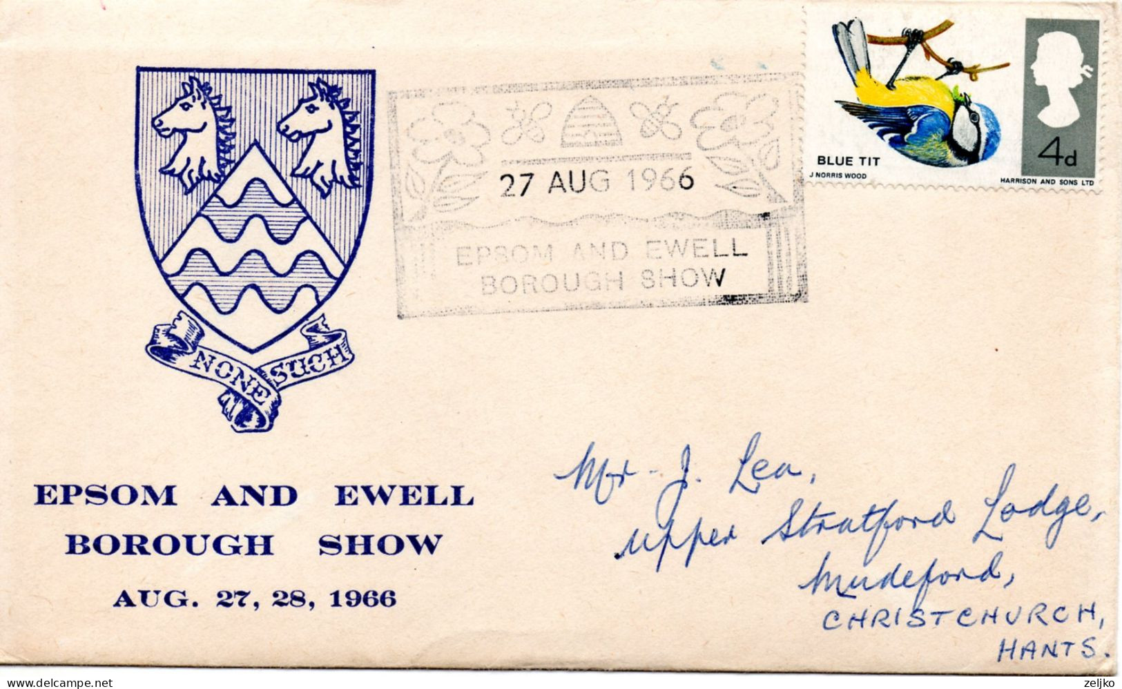 UK, GB, Great Britain, Epsom And Ewell Borough Show 1966 - Cartas & Documentos