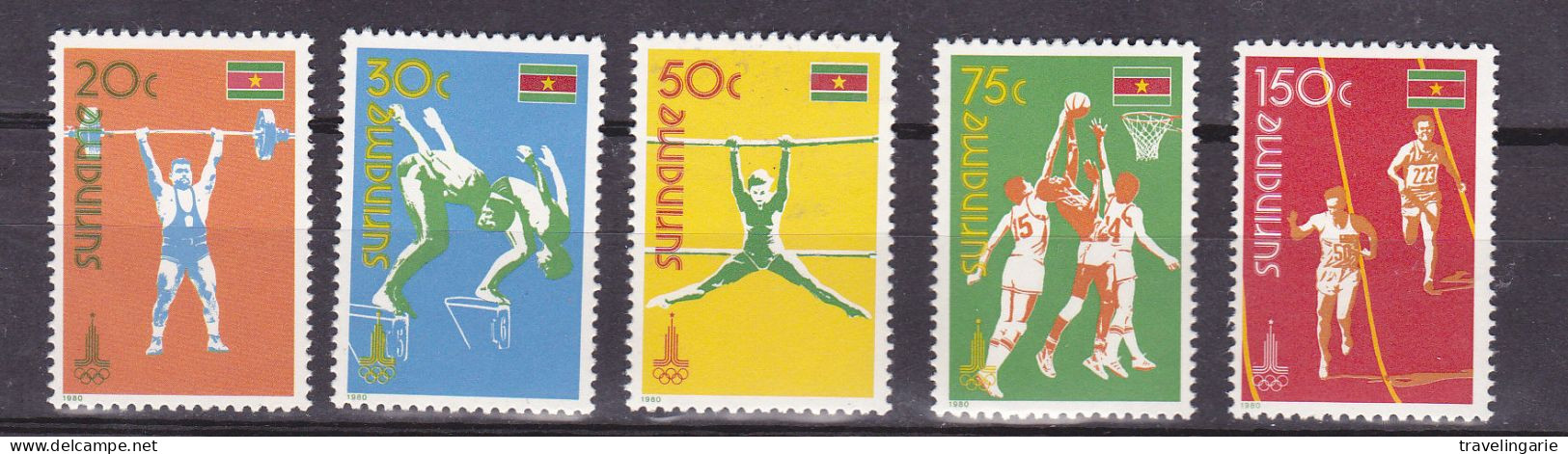 Suriname 1980 Olympic Games Moscow MNH/** - Summer 1980: Moscow