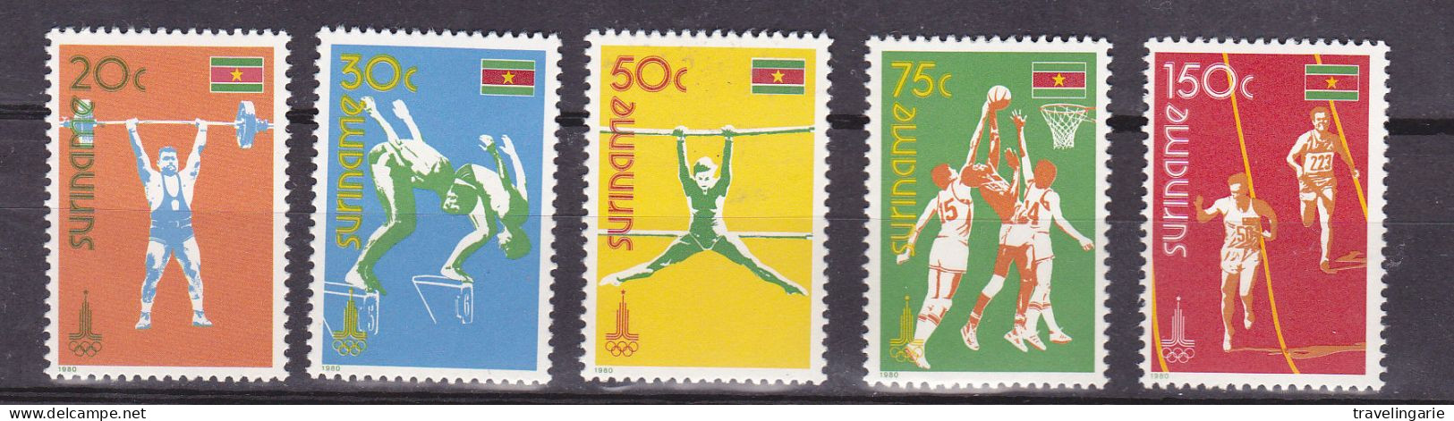 Suriname 1980 Olympic Games Moscow MNH/** - Suriname