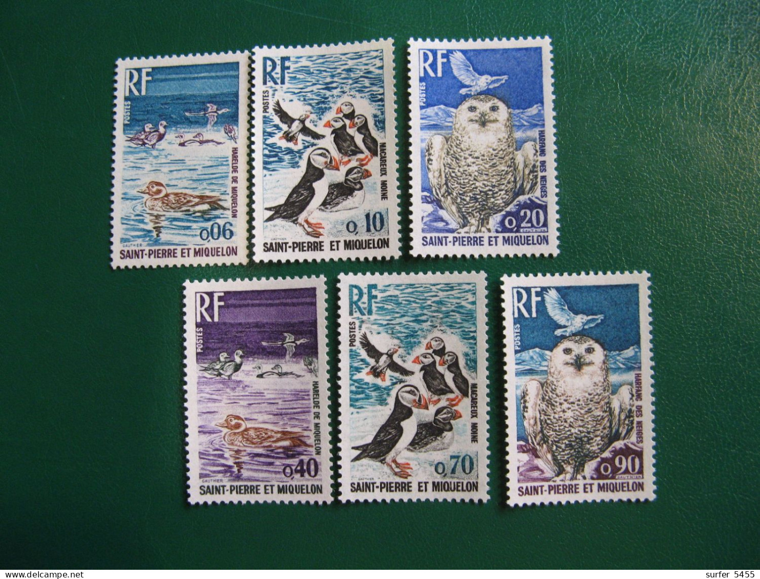 SAINT PIERRE ET MIQUELON YVERT POSTE ORDINAIRE N° 425/430 NEUFS** LUXE - MNH -  COTE 37,00 EUROS - Ungebraucht