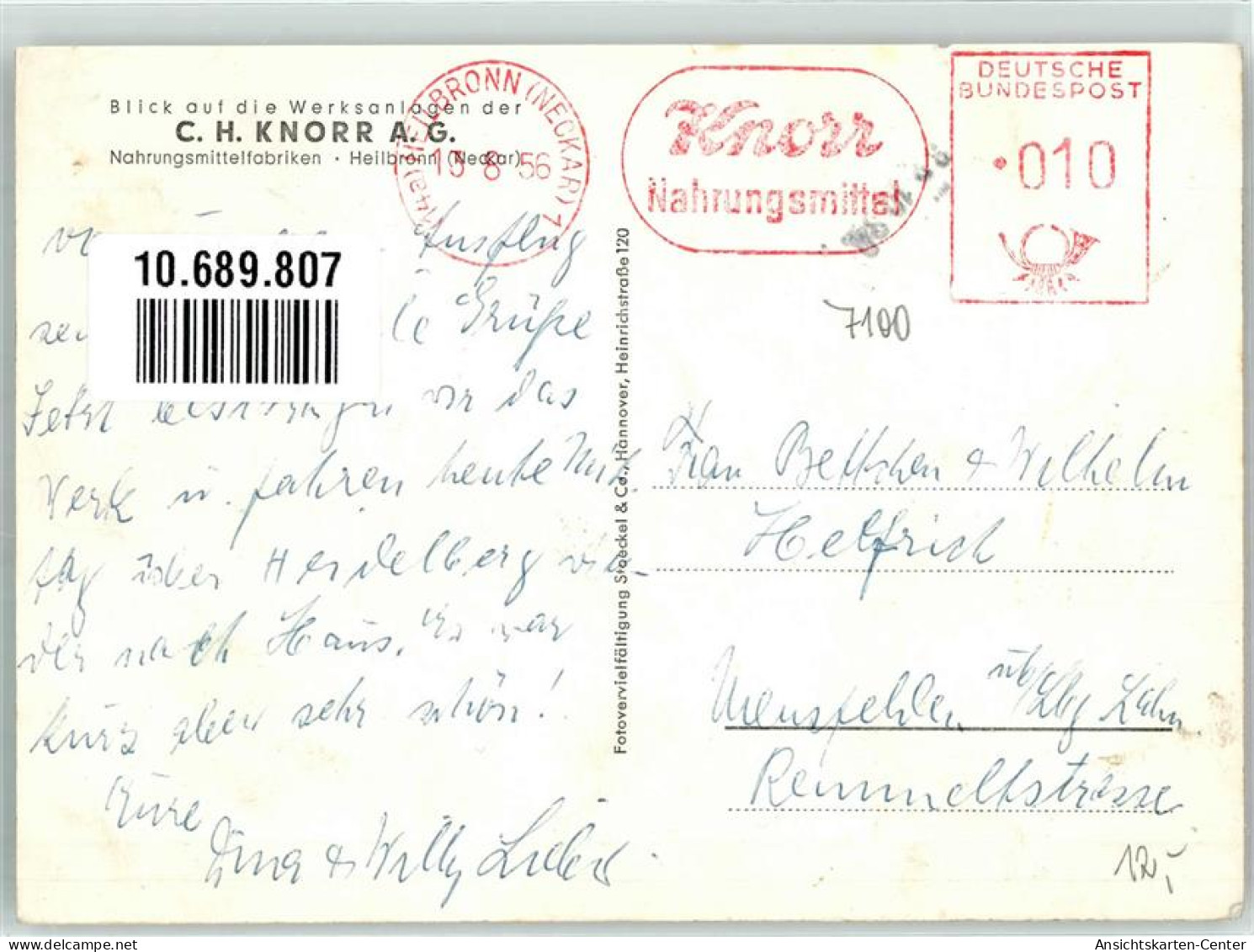 10689807 - Heilbronn , Neckar - Heilbronn