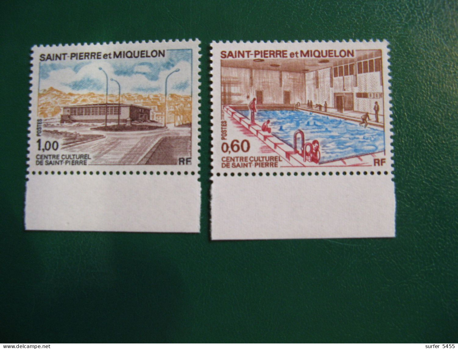SAINT PIERRE ET MIQUELON YVERT POSTE ORDINAIRE N° 431/432 NEUFS** LUXE - MNH -  COTE 16,00 EUROS - Unused Stamps