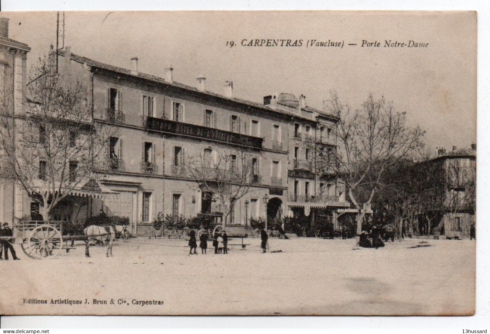 Carte Postale Ancienne Carpentras - Porte Notre Dame - Carpentras