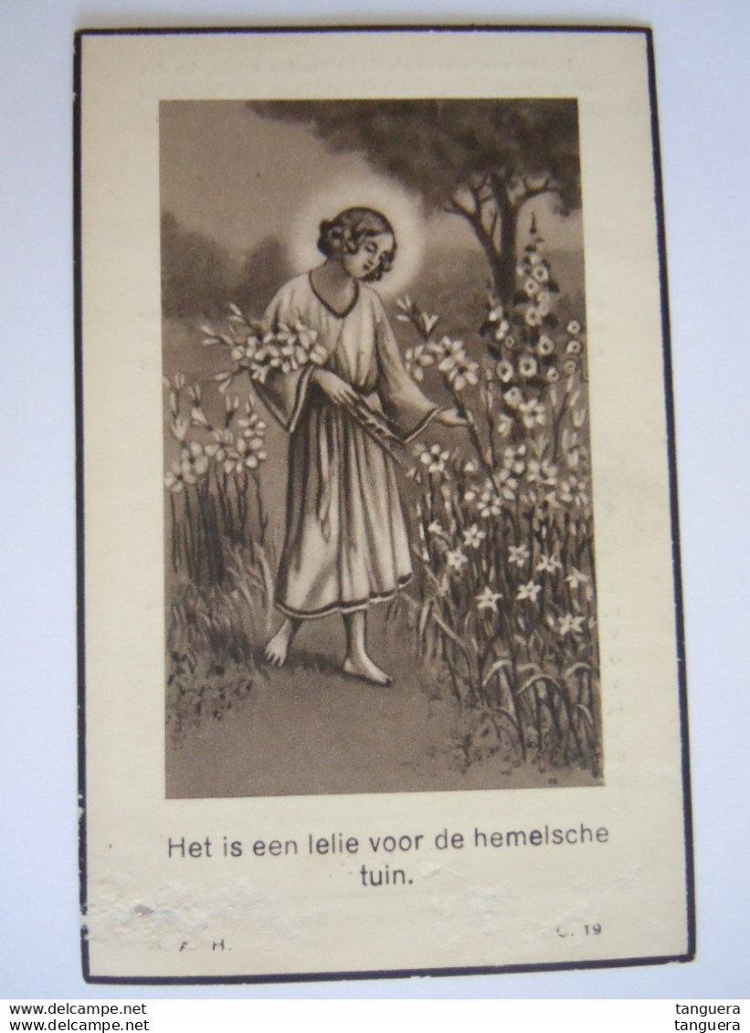 Doodsprentje Alfons Langmans Kessel 1932- 1941 Kind - Devotion Images