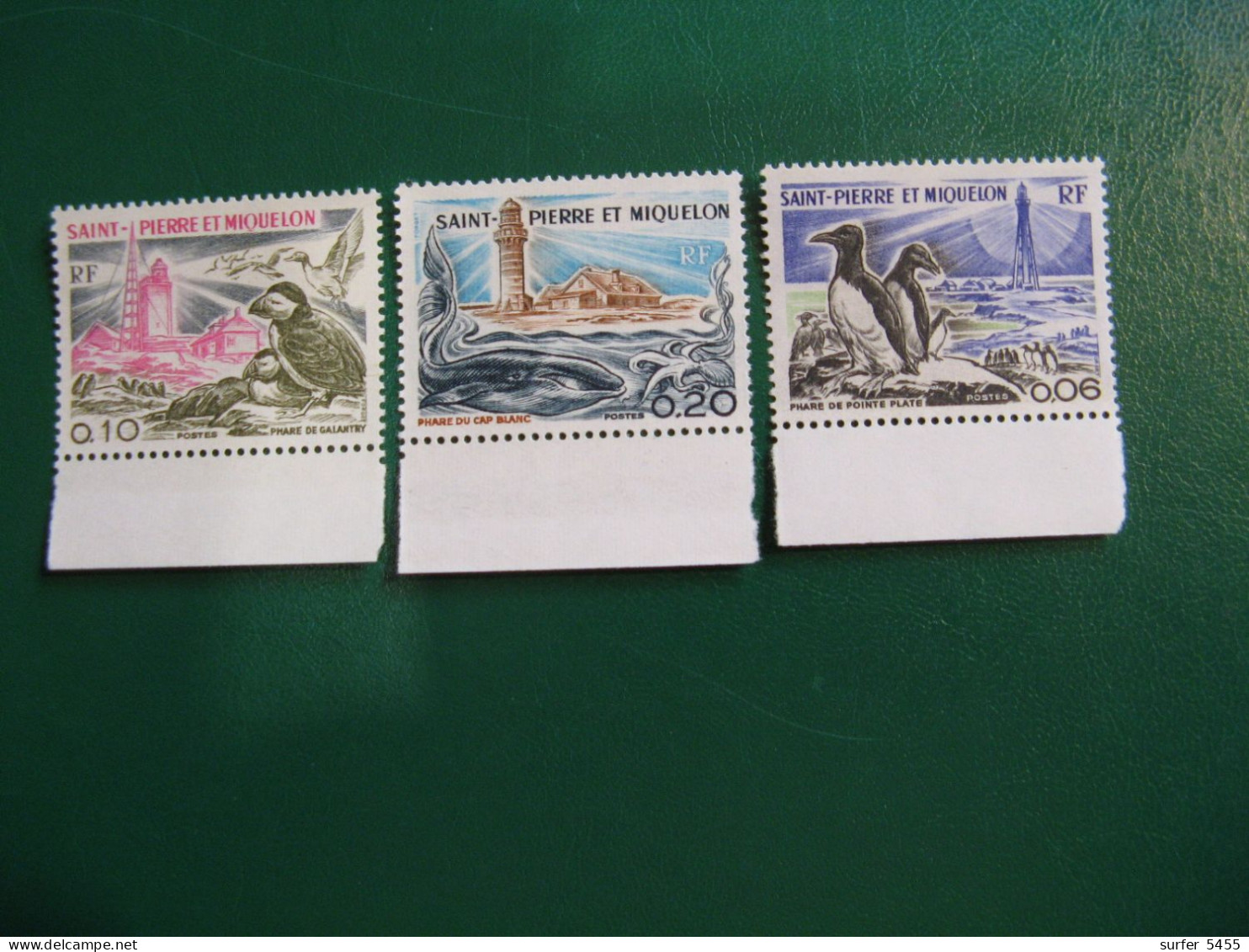 SAINT PIERRE ET MIQUELON YVERT POSTE ORDINAIRE N° 445/447 NEUFS** LUXE - MNH -  COTE 14,50 EUROS - Unused Stamps