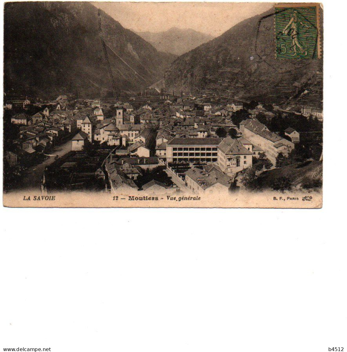 73 MOUTIERS Vue Générale 1920 - Moutiers