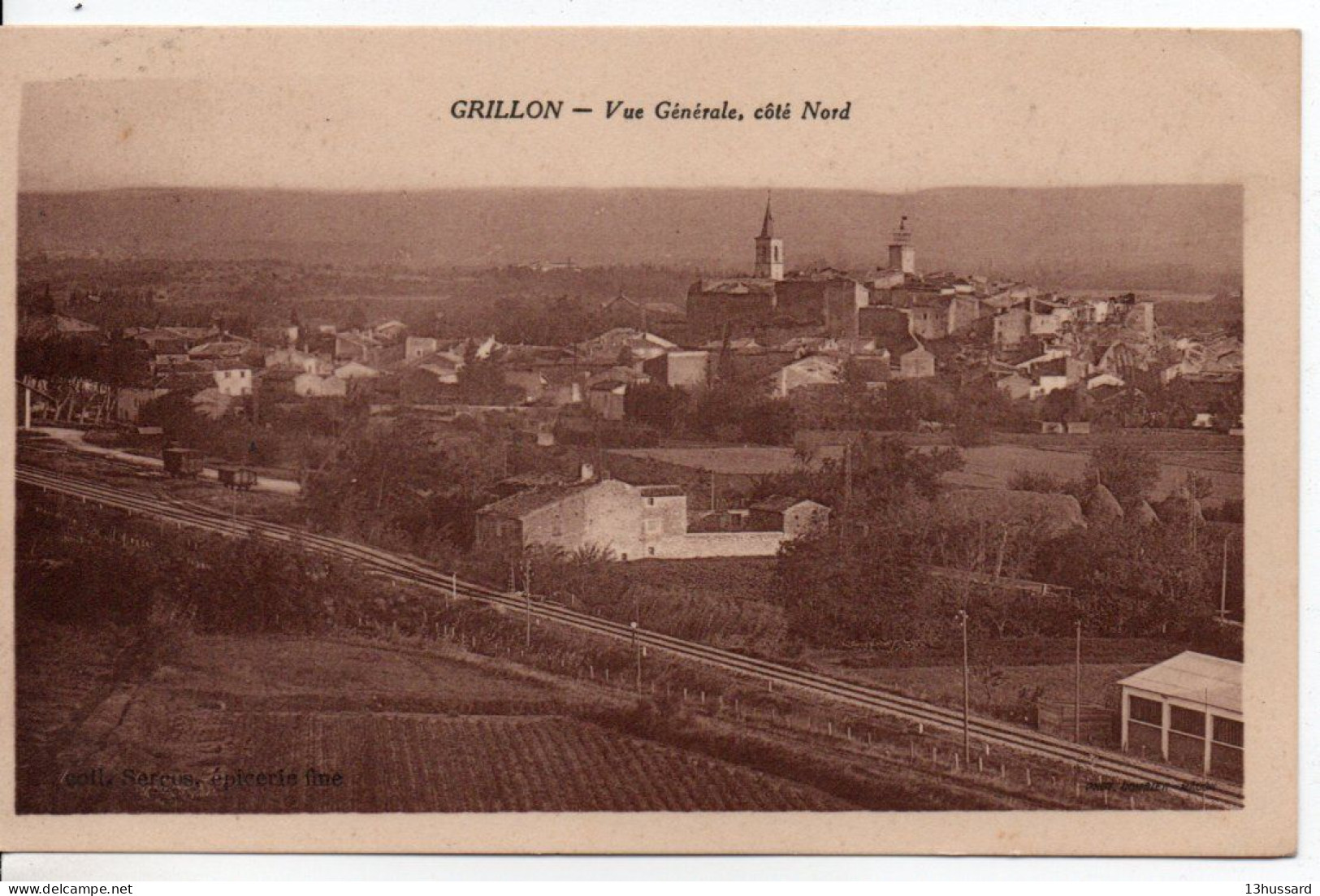 Carte Postale Ancienne Grillon - Vue Générale, Côté Nord - Otros & Sin Clasificación