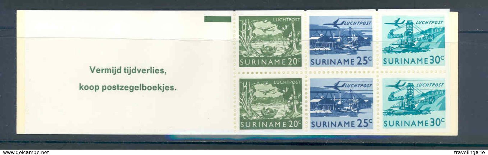 Suriname 1976 Airmail Stamp Booklet MNH/** - Suriname