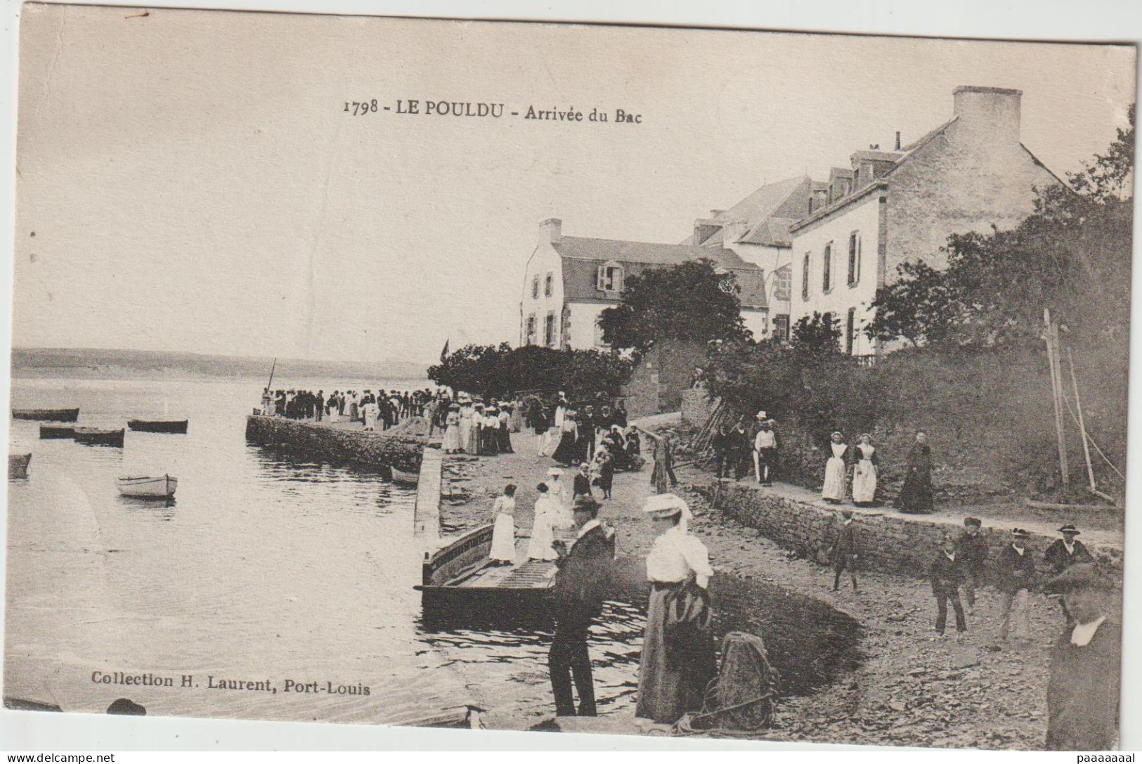 LE POULDU  ARRIVEE DU BAC - Le Pouldu