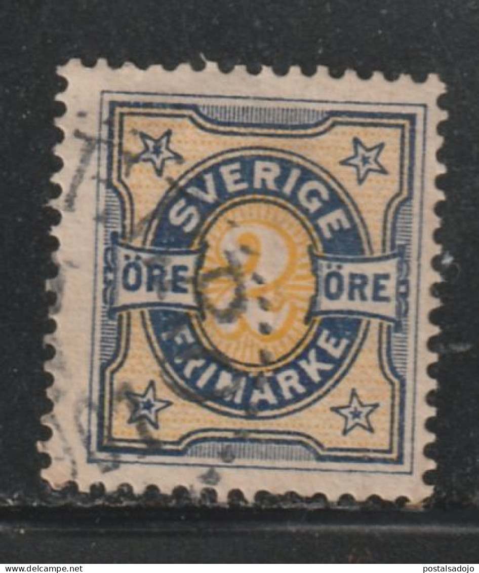 SUÈDE 513 // YVERT 52 // 1893 - Used Stamps