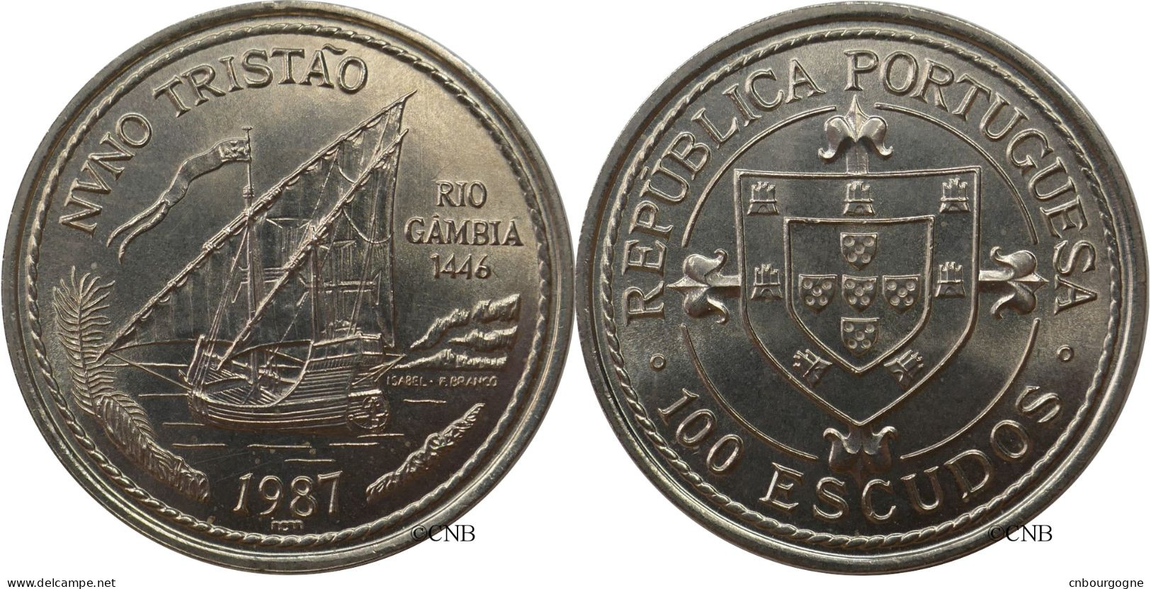 Portugal - République - 100 Escudos 1987 Nuno Tristao - UNC - Mon5079 - Portugal