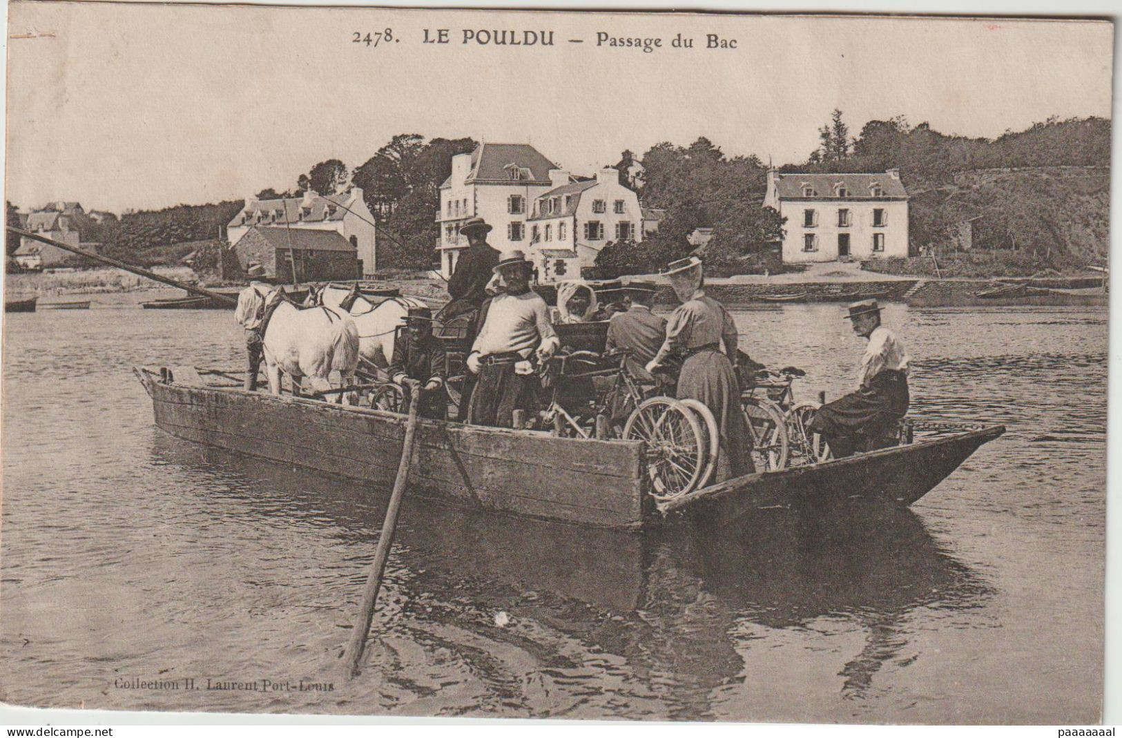 LE POULDU  PASSAGE DU BAC - Le Pouldu