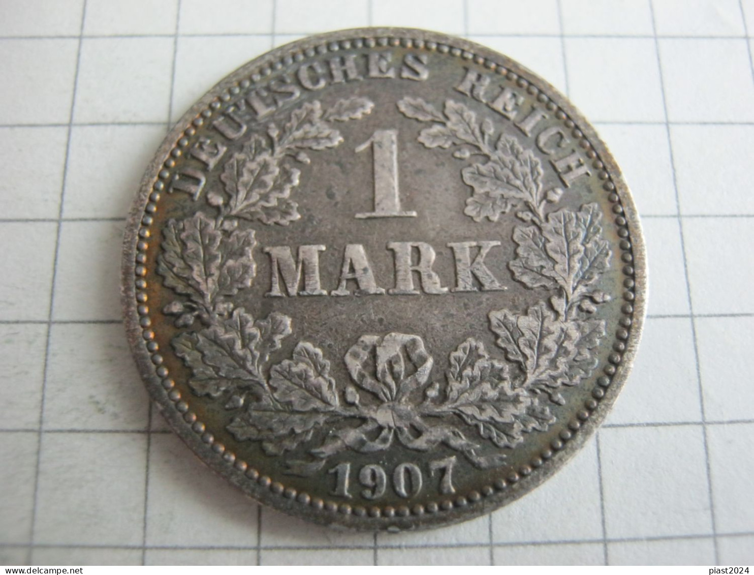 Germany 1 Mark 1907 J - 1 Mark