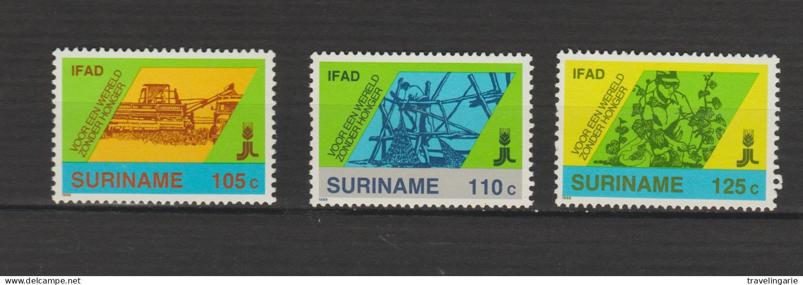 Suriname 1988 10th Anniversary I.F.A.D. Agricultural Development Fund MNH/** - Landwirtschaft