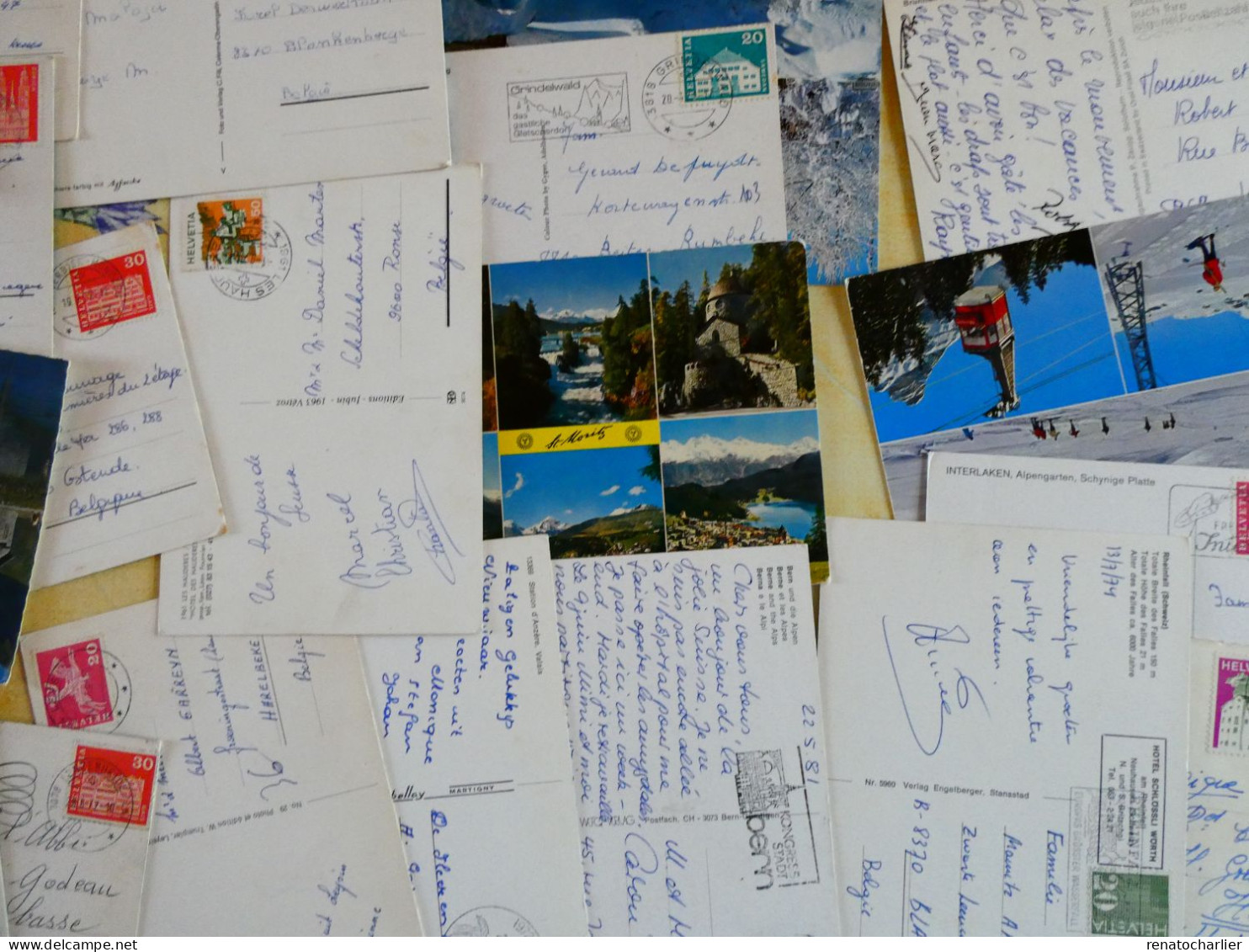 Lot De 150 Cartes Postales"Suisse"écrites Et Neuves.Quelques CPA. - Sammlungen & Sammellose
