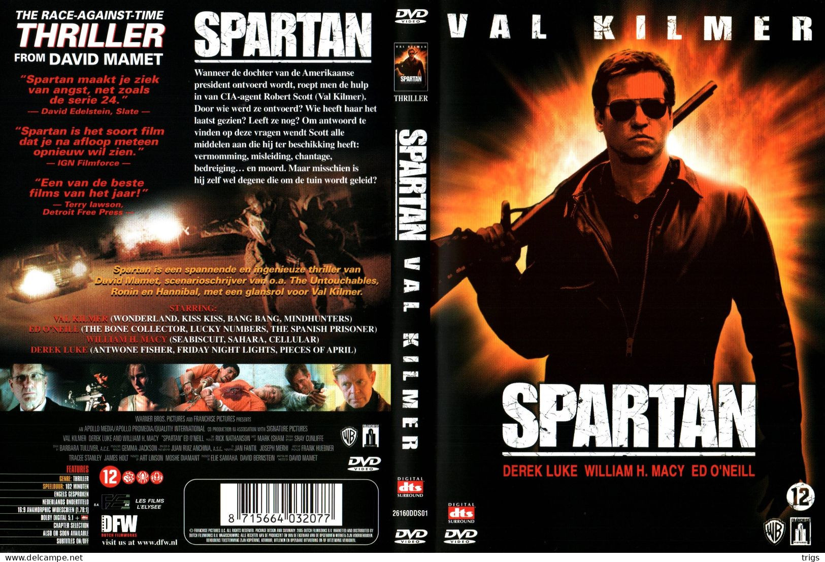 DVD - Spartan - Policiers