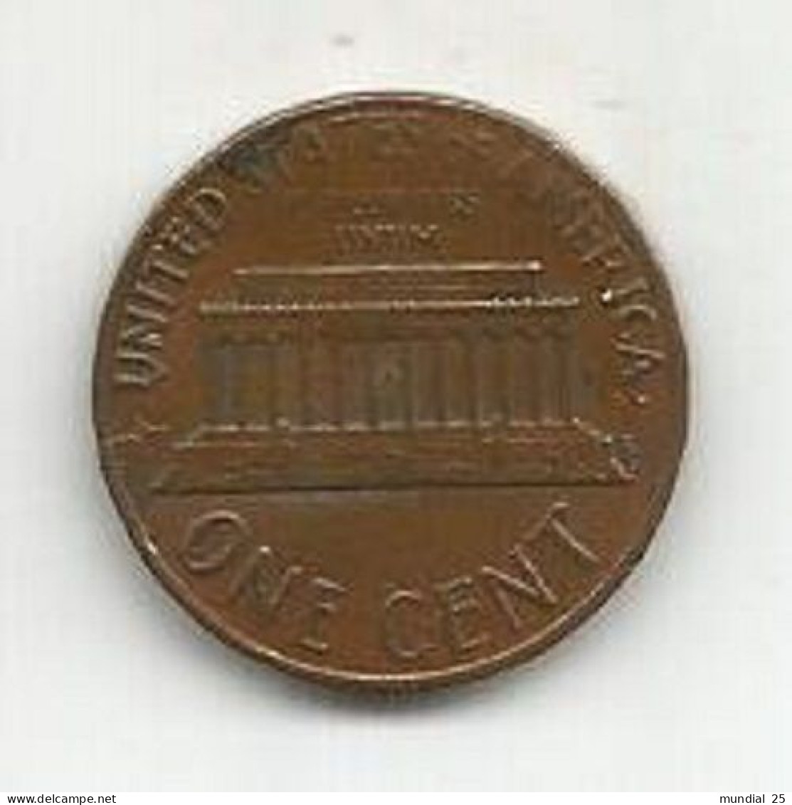 U.S.A. 1 CENT 1973 - 1959-…: Lincoln, Memorial Reverse