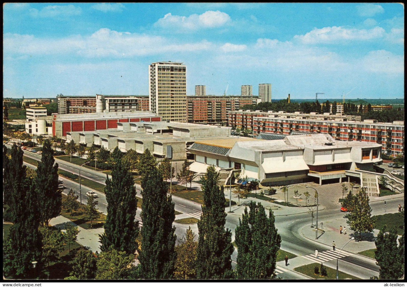 Belgrad Beograd (Београд) NOVI BEOGRAD Stadt-Teilansicht 1980 - Serbie