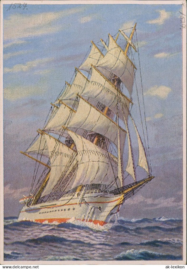 Schiffe/Schifffahrt - Segelschiffe/Segelboote H. Bahndorf: Auf Weiter Fahrt 1939 - Segelboote