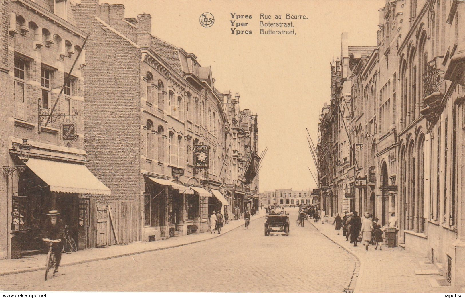 104-Ieper-Ypres Boterstraat Rue Au Beurre - Ieper