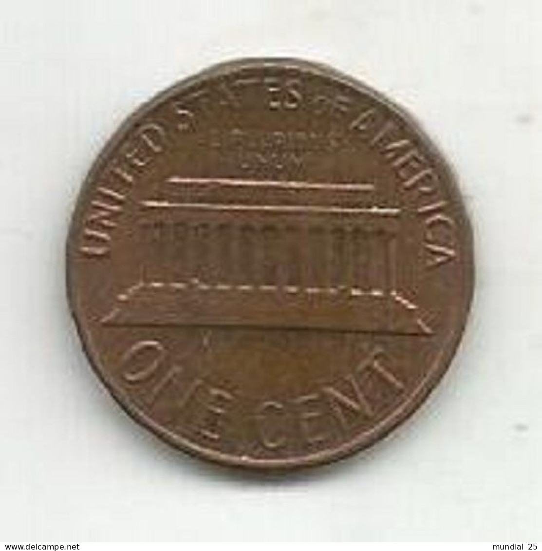 U.S.A. 1 CENT 1978 - 1959-…: Lincoln, Memorial Reverse