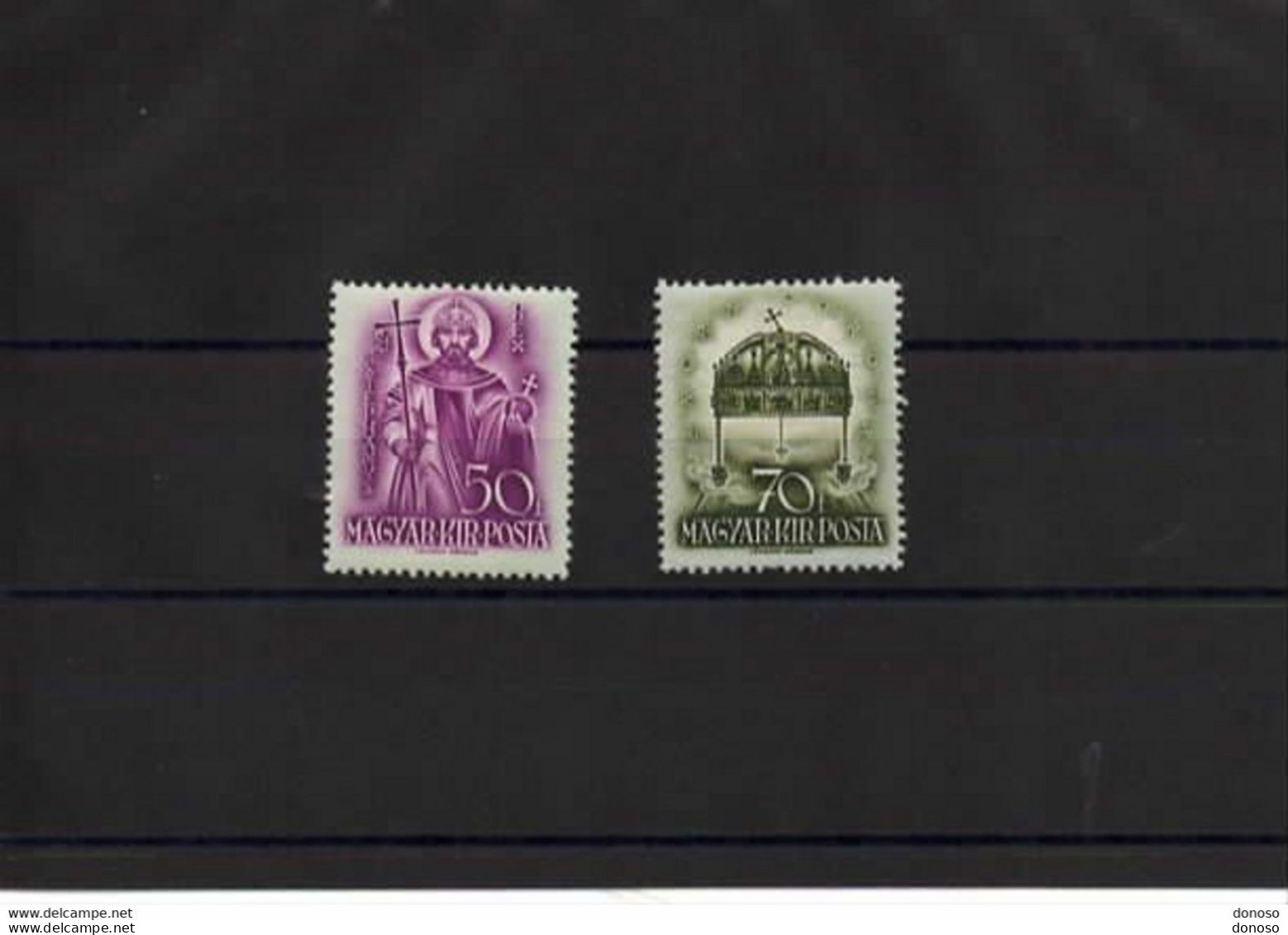 HONGRIE 1938 Yvert 502-503, Michel 563-564 NEUF* MH Cote Yv 7,50 Euros - Unused Stamps