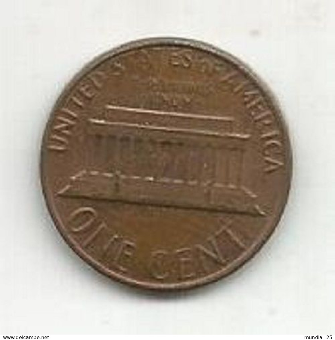U.S.A. 1 CENT 1982 - 1959-…: Lincoln, Memorial Reverse