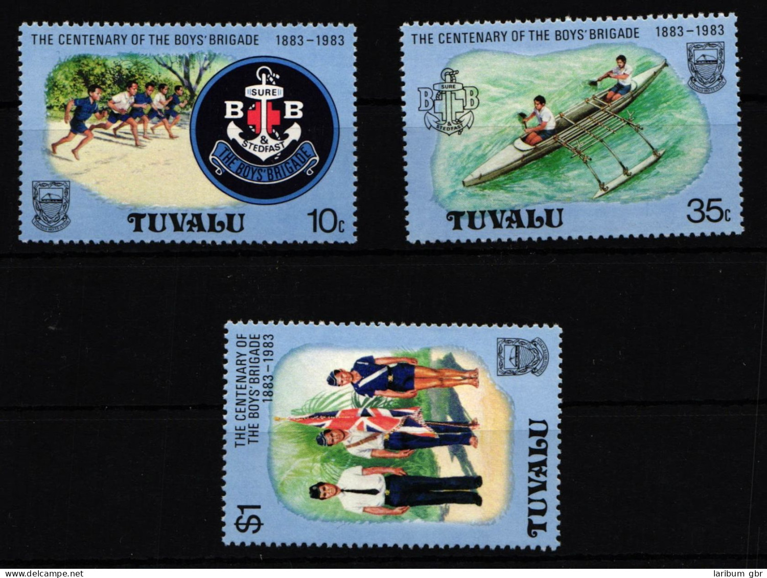 Tuvalu 194-196 Postfrisch 100 Jahre Boys’ Brigade #HY801 - Tuvalu