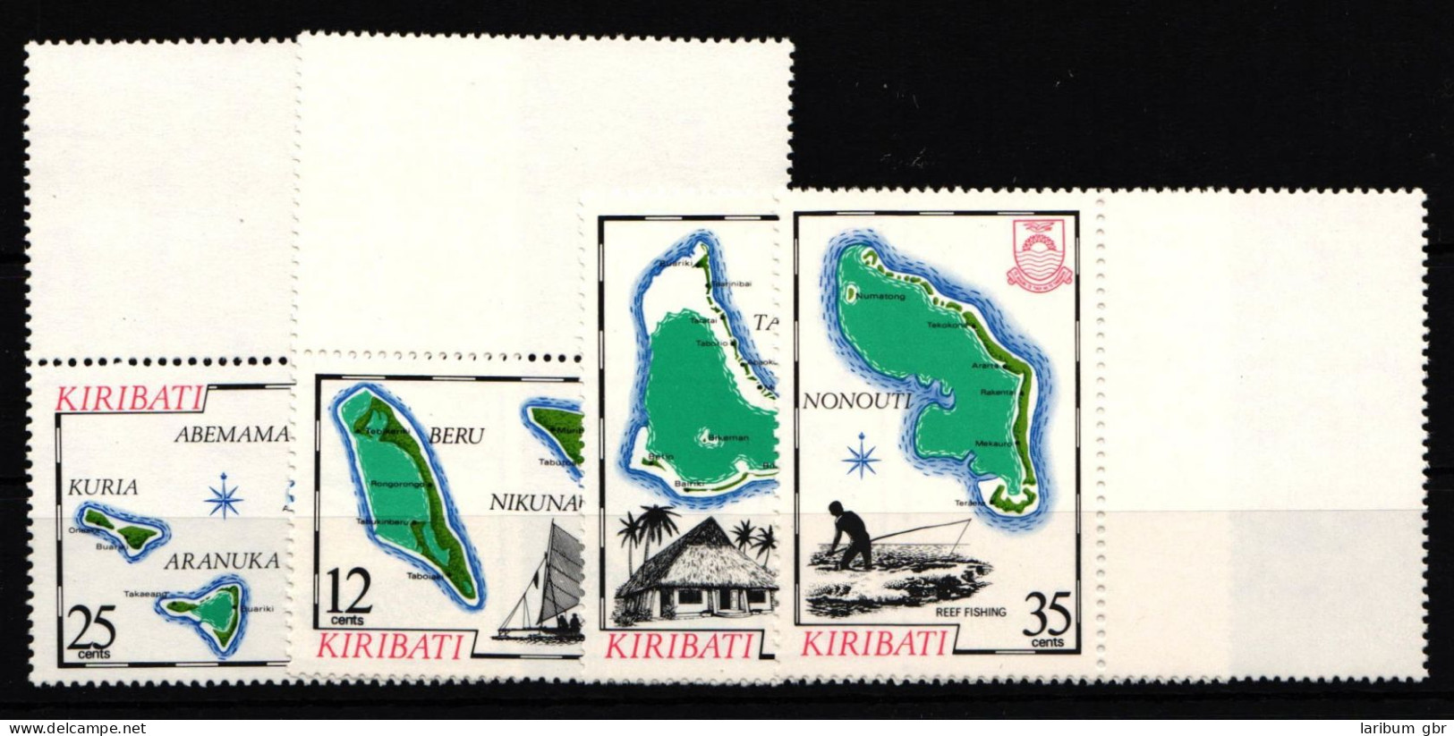 Kiribati 421-424 Postfrisch Inseln Von Kiribati #HY823 - Kiribati (1979-...)