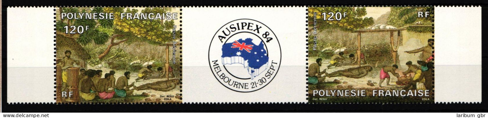 Französisch Polynesien 407-408 Postfrisch Dreierstreifen AUSIPEX ’84 #HY842 - Other & Unclassified