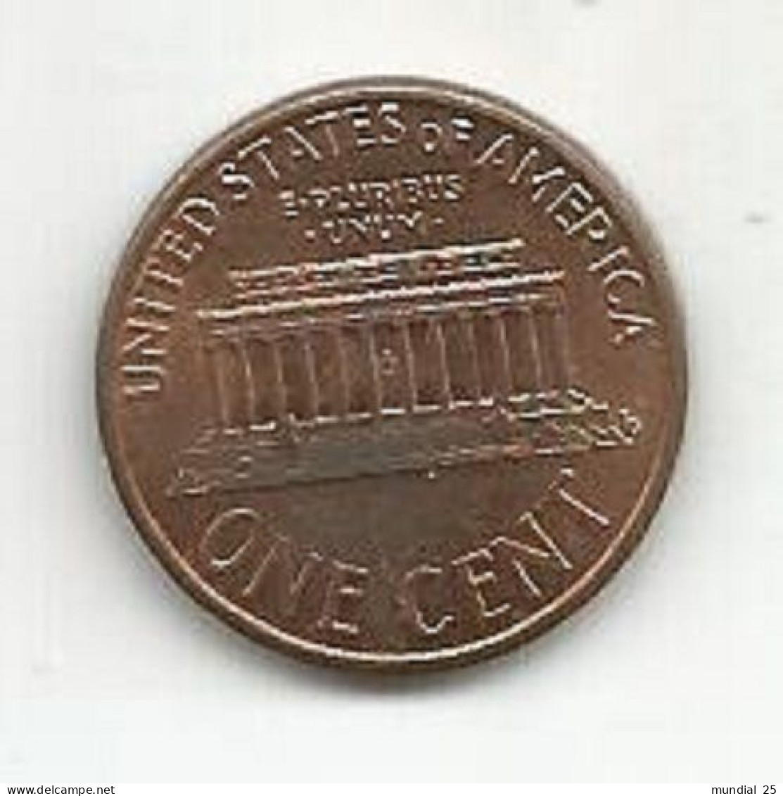 U.S.A. 1 CENT 1993 - 1959-…: Lincoln, Memorial Reverse