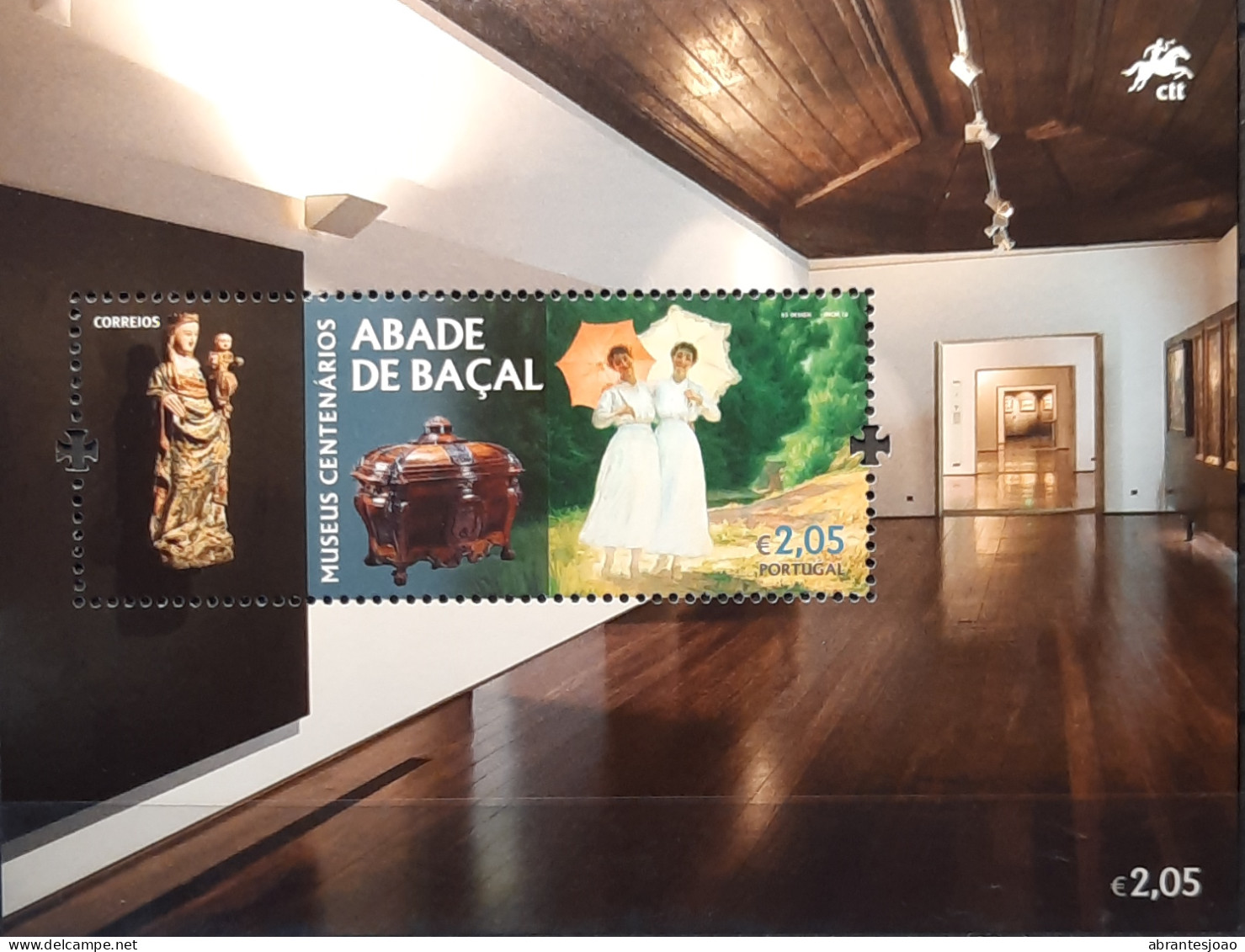 2016 - Portugal - MNH - Centenary Museums - Abade De Baçal - 1 Stamp + Souvenir Sheet Of 1 Stamp - Unused Stamps