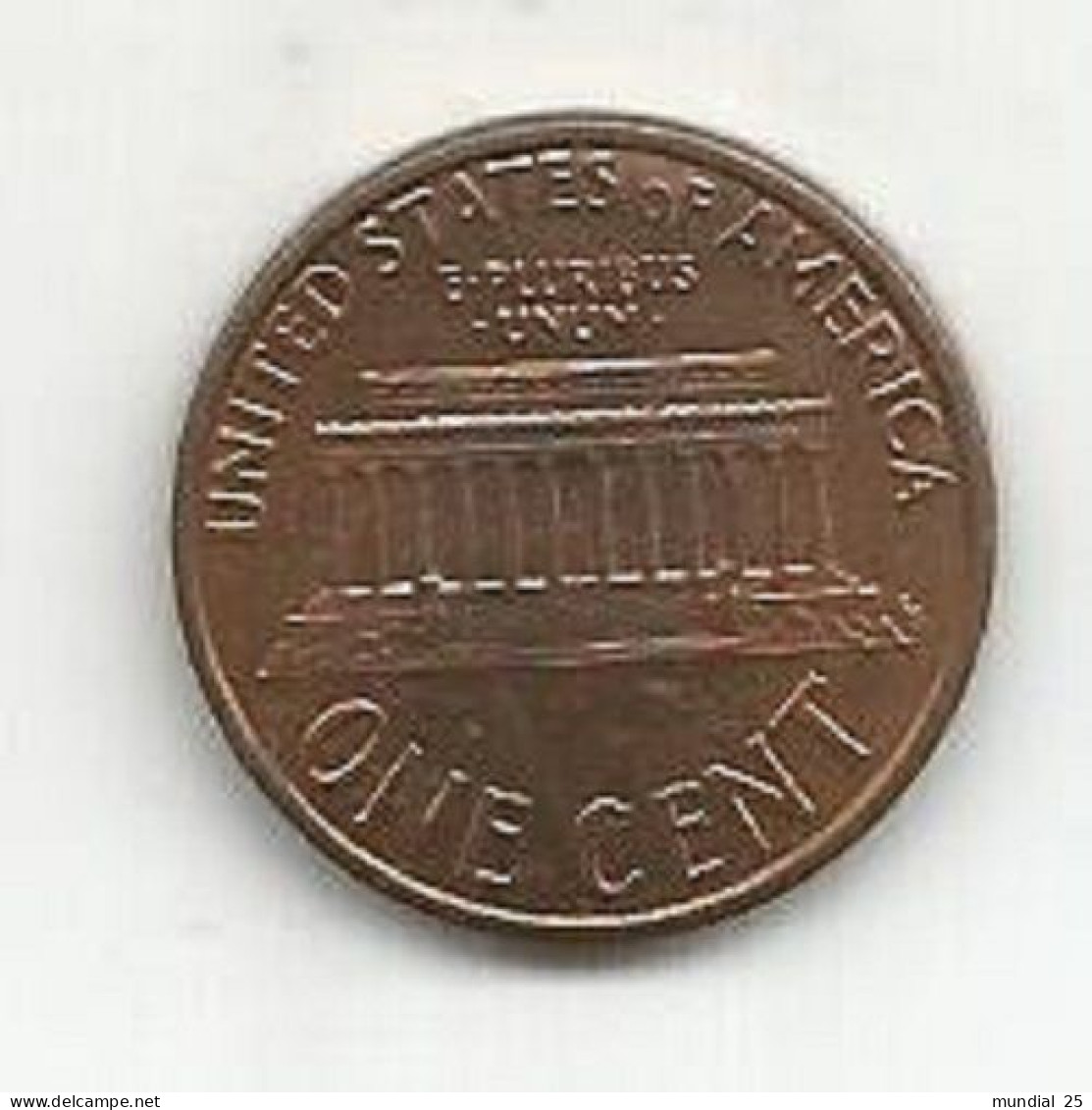 U.S.A. 1 CENT 1993 (D) - 1959-…: Lincoln, Memorial Reverse