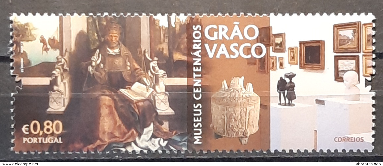 2016 - Portugal - MNH - Centenary Museums - Grão Vasco - 1 Stamp + Souvenir Sheet Of 1 Stamp - Unused Stamps