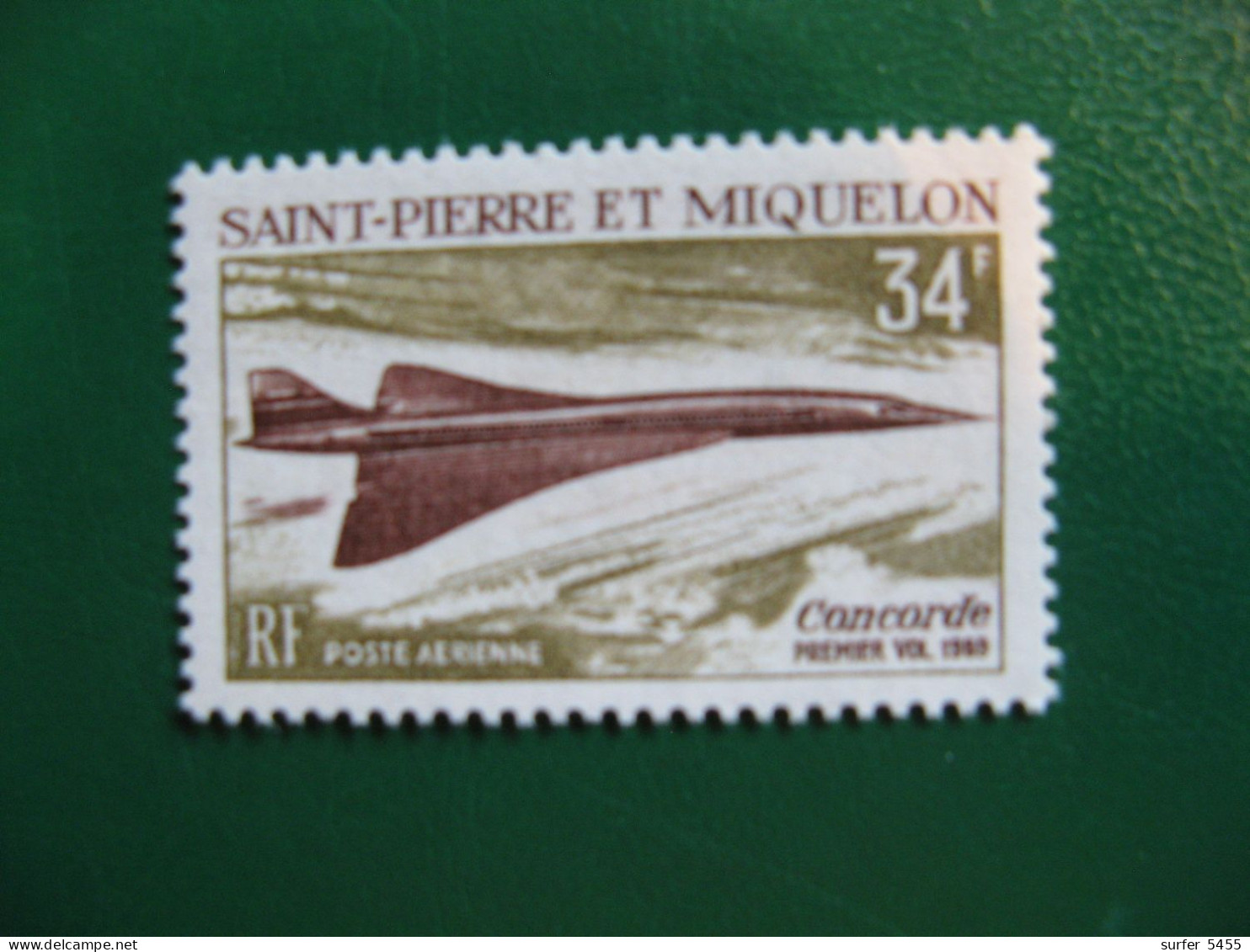 SAINT PIERRE ET MIQUELON YVERT POSTE AERIENNE N° 43 NEUF** LUXE - MNH -  COTE 39,00 EUROS - Unused Stamps