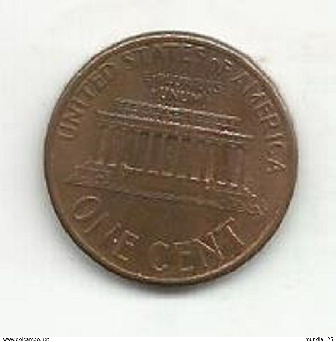U.S.A. 1 CENT 1996 - 1959-…: Lincoln, Memorial Reverse