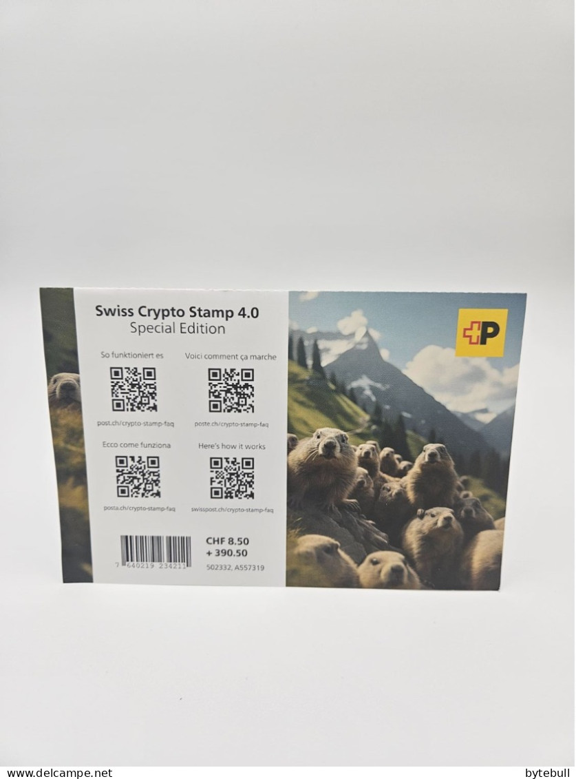 Swiss Crypto Stamp 4.0 – Special Edition, ID4, Bronze, Postfrisch, MNH - Blocchi & Foglietti